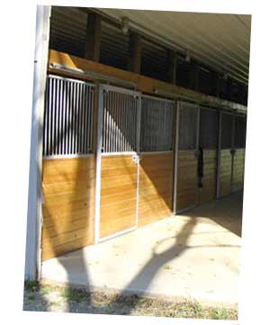 buildings and fences are in excellent condition